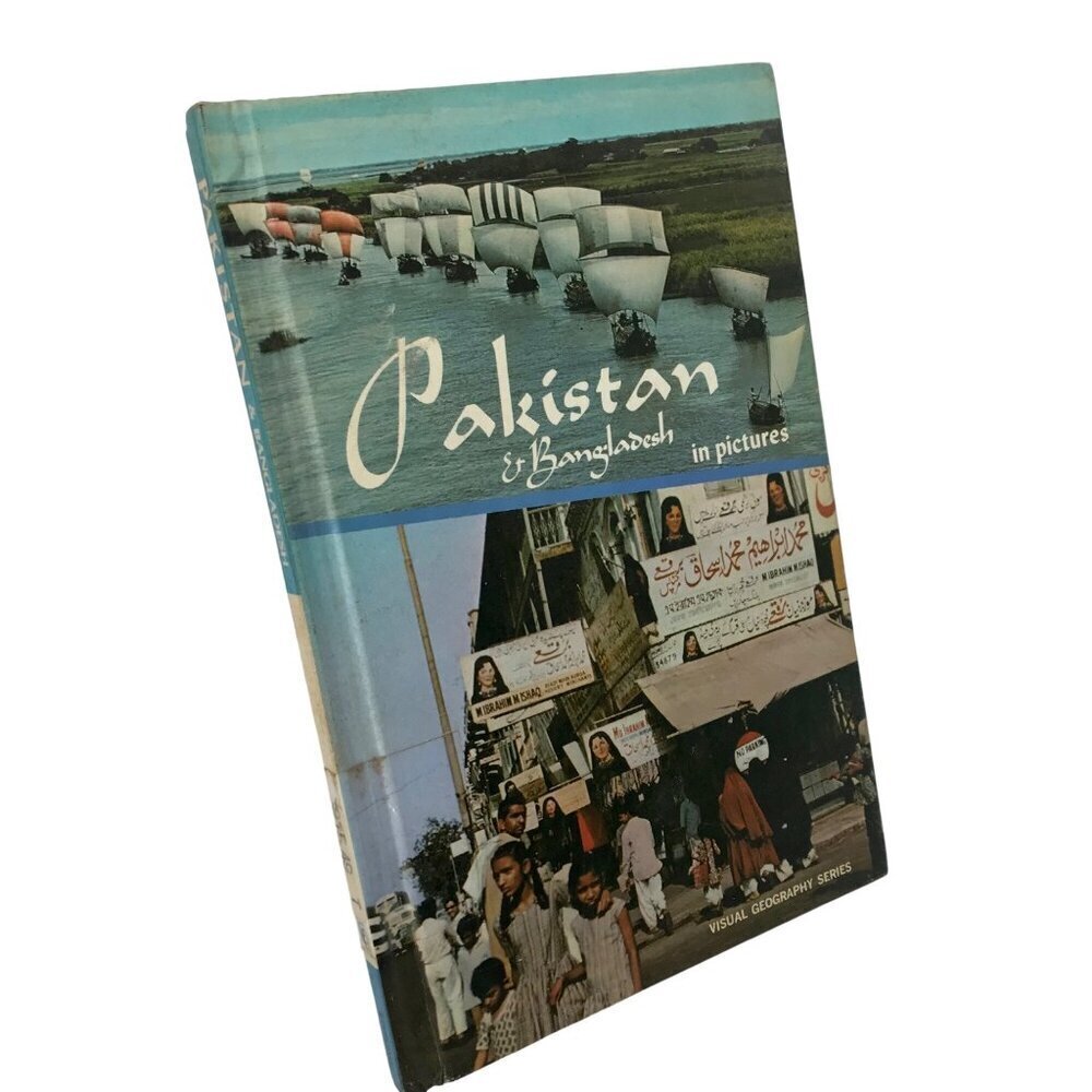 Vintage Pakistan & Bangladesh in Pictures Book 1974 Visual Geography Series